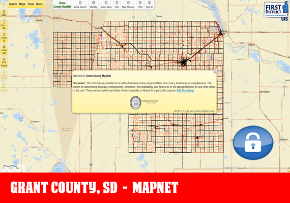 Grant MapNet - The official mapping application for Grant County, SD