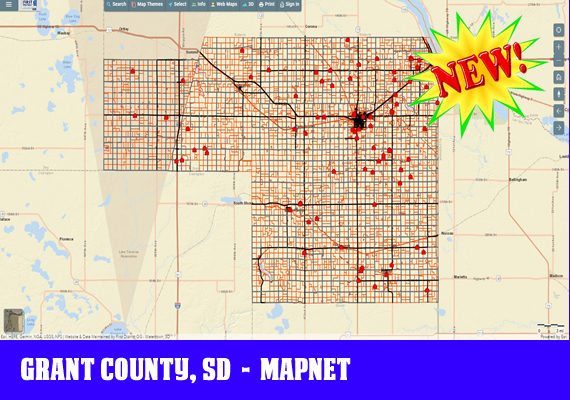 Grant MapNet - The official mapping application for Grant County, SD
